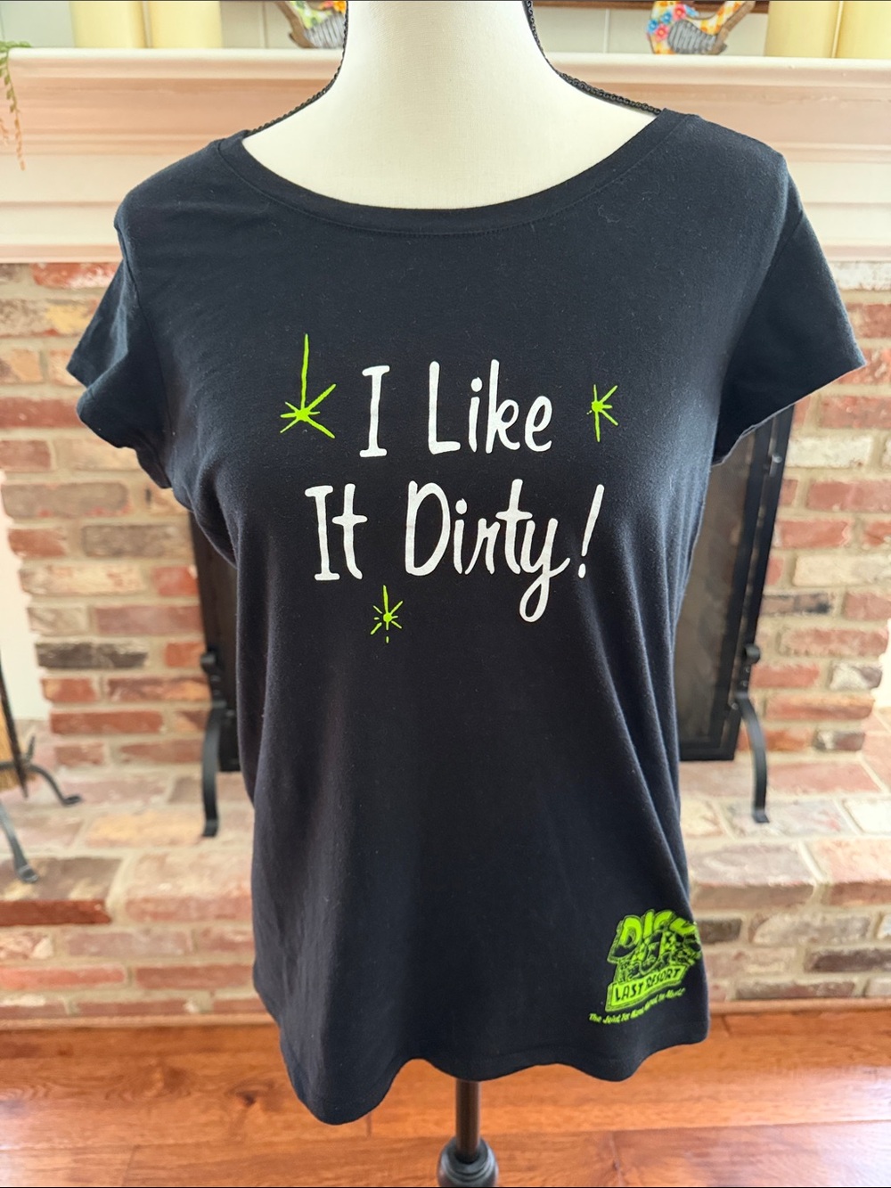 Dick’s Last Resort Fun T Shirt “I Like It Dirty” Size XL 100% Cotton- Used